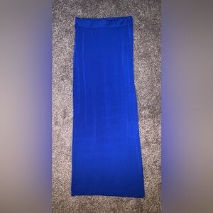 Electric Blue Maxi Skirt